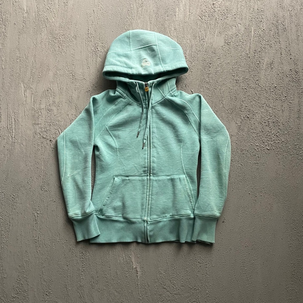 Vintage TNA Full Zip Hoodie Women Small Green 2000s